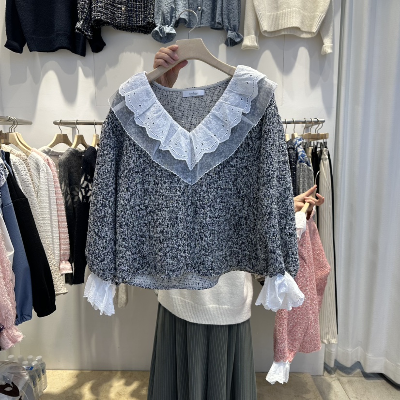 LADYBUG+ADORABLE東大門㊣代購女士新品真品人氣襯衫蕾絲衫LADYBUG/Adorable襯衫/蕾絲衫圖色2