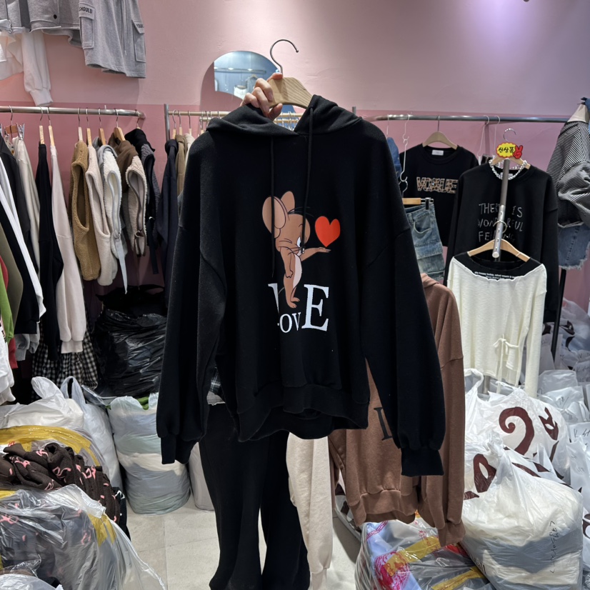 K STORY韓國代購㊣女裝新款熱賣人氣推薦休閑職業真品衛衣K STORY衛衣圖色2