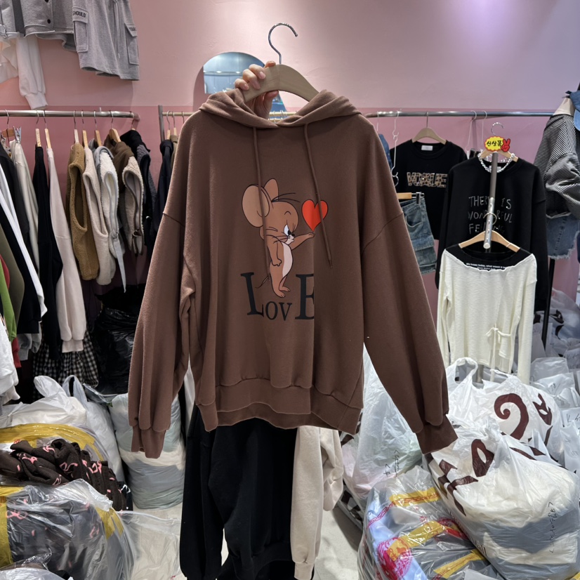 K STORY韓國代購㊣女裝新款熱賣人氣推薦休閑職業真品衛衣K STORY衛衣圖色3