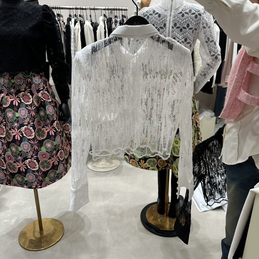 LOTTIMO韓國直郵㊣女裝新款真品職業休閑時尚25秋冬襯衫蕾絲衫LOTTIMO襯衫/蕾絲衫