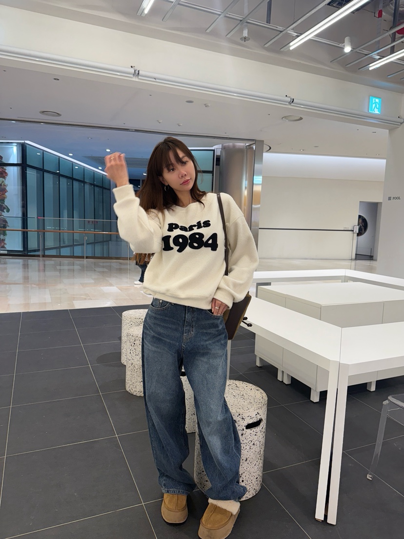 LUMIPLE韓國直郵㊣女士新款熱賣推薦真品職業25秋冬時尚牛仔褲LUMIPLE牛仔褲