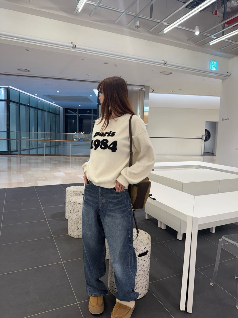 LUMIPLE韓國直郵㊣女士新款熱賣推薦真品職業25秋冬時尚牛仔褲LUMIPLE牛仔褲