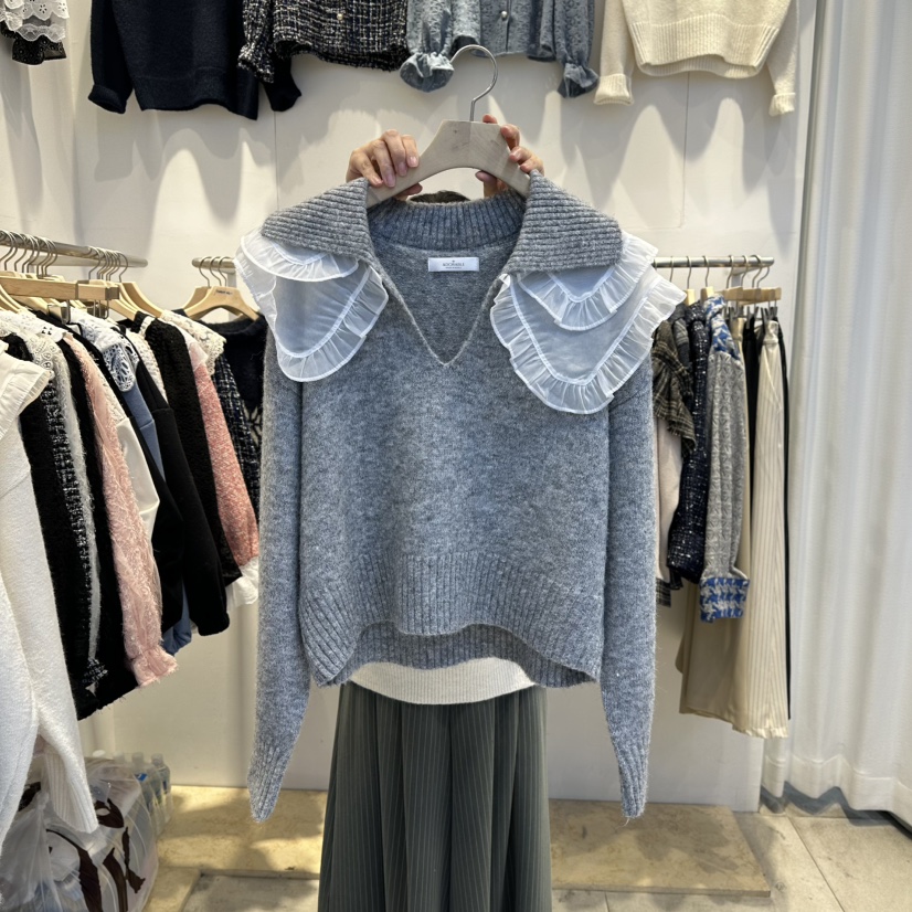 LADYBUG+ADORABLE東大門㊣實拍女士新款25秋冬人氣熱賣針織衫LADYBUG/Adorable針織衫圖色3