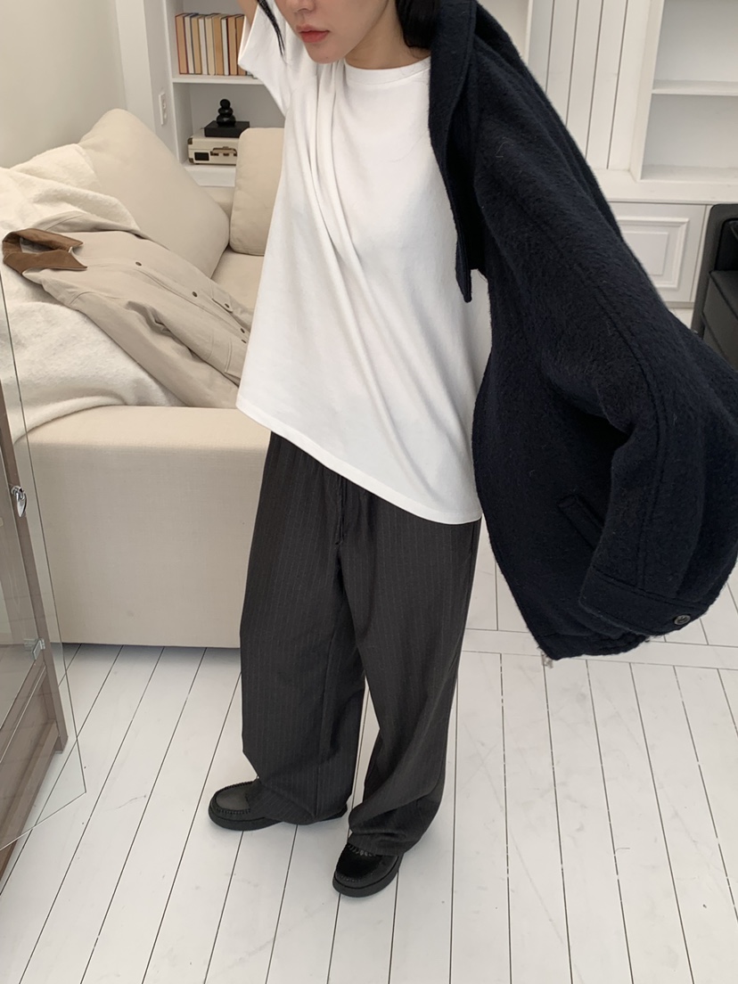 REGULARLY/PLACOR韓國代購㊣女裝新款休閑人氣時尚休閑褲條紋REGULARLY/PLACOR休閑褲