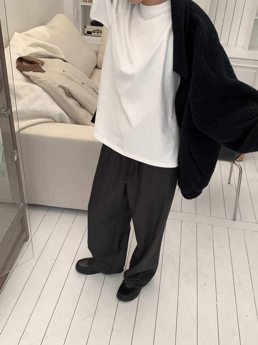 REGULARLY/PLACOR韓國代購㊣女裝新款休閑人氣時尚休閑褲條紋REGULARLY/PLACOR休閑褲