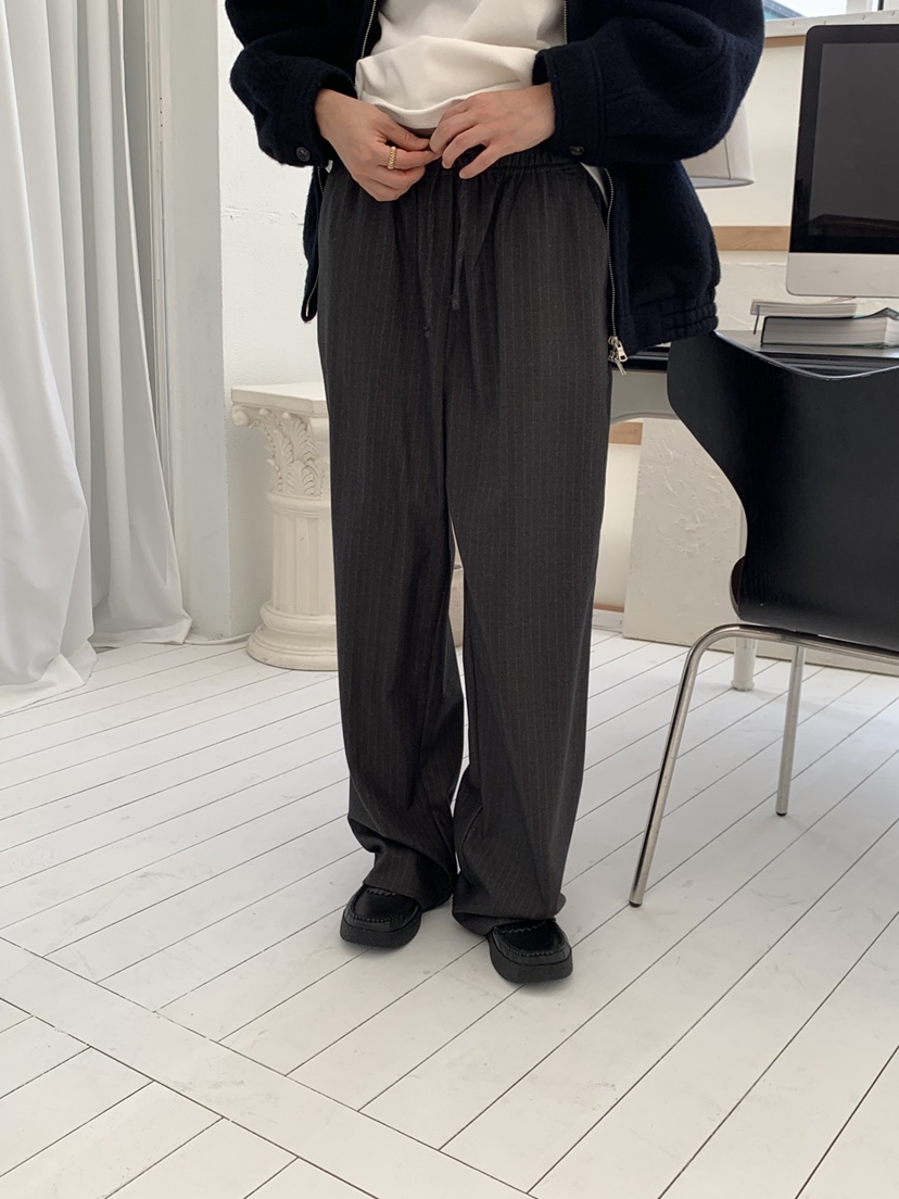 REGULARLY/PLACOR韓國代購㊣女裝新款休閑人氣時尚休閑褲條紋REGULARLY/PLACOR休閑褲