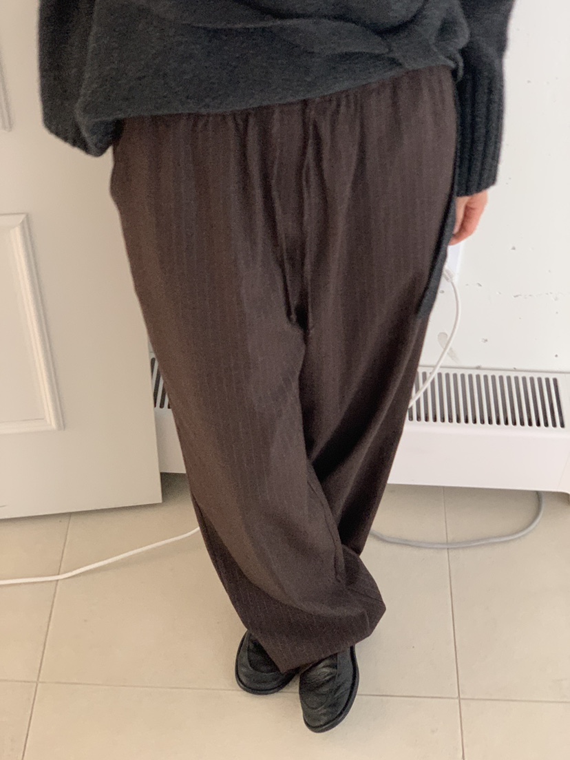 REGULARLY/PLACOR韓國代購㊣女裝新款休閑人氣時尚休閑褲條紋REGULARLY/PLACOR休閑褲圖色2