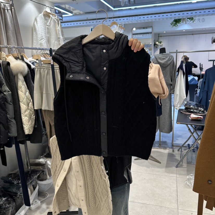 DREAM GIRIS東大門㊣實拍女士新款25秋冬休閑推薦真品馬甲DREAM GIRIS/HOT PLACE_ISSUE馬甲圖色2