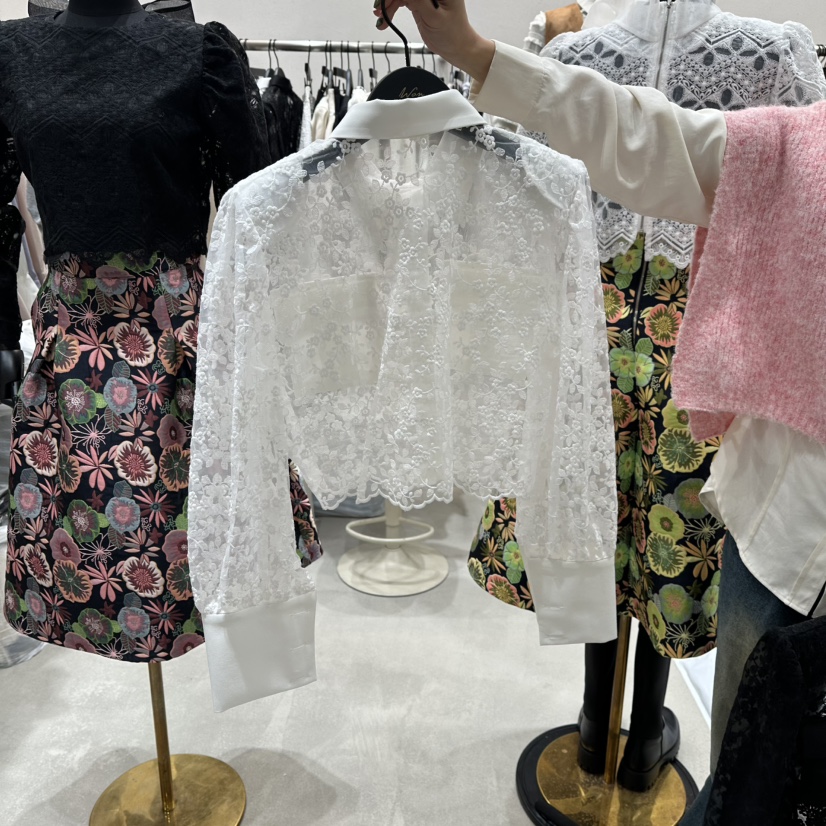 LOTTIMO韓國直郵㊣女裝新款熱賣人氣推薦真品襯衫蕾絲衫口袋LOTTIMO襯衫/蕾絲衫