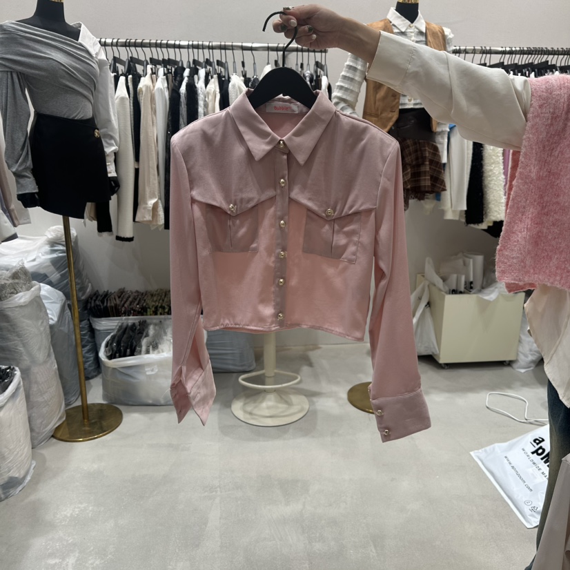 LOTTIMO東大門㊣代購女裝新款職業人氣25秋冬推薦襯衫蕾絲衫LOTTIMO襯衫/蕾絲衫圖色2