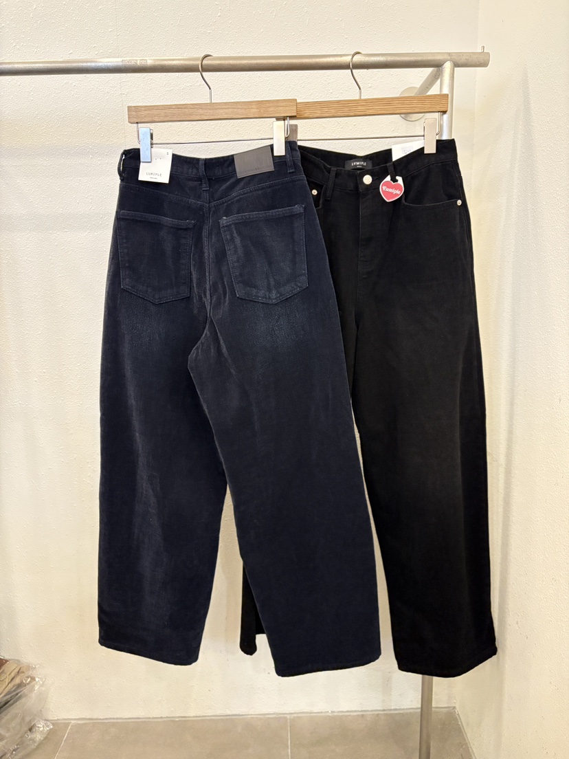 LUMIPLE韓國直郵㊣女裝新款25秋冬時尚休閑真品職業熱賣牛仔褲LUMIPLE牛仔褲