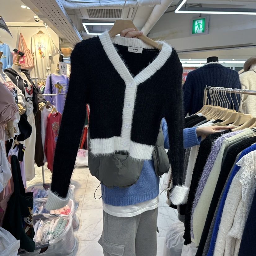 AKRA BY ART韓國代購㊣女裝新款時尚人氣真品推薦休閑針織衫AKRA BY ART針織衫圖色3