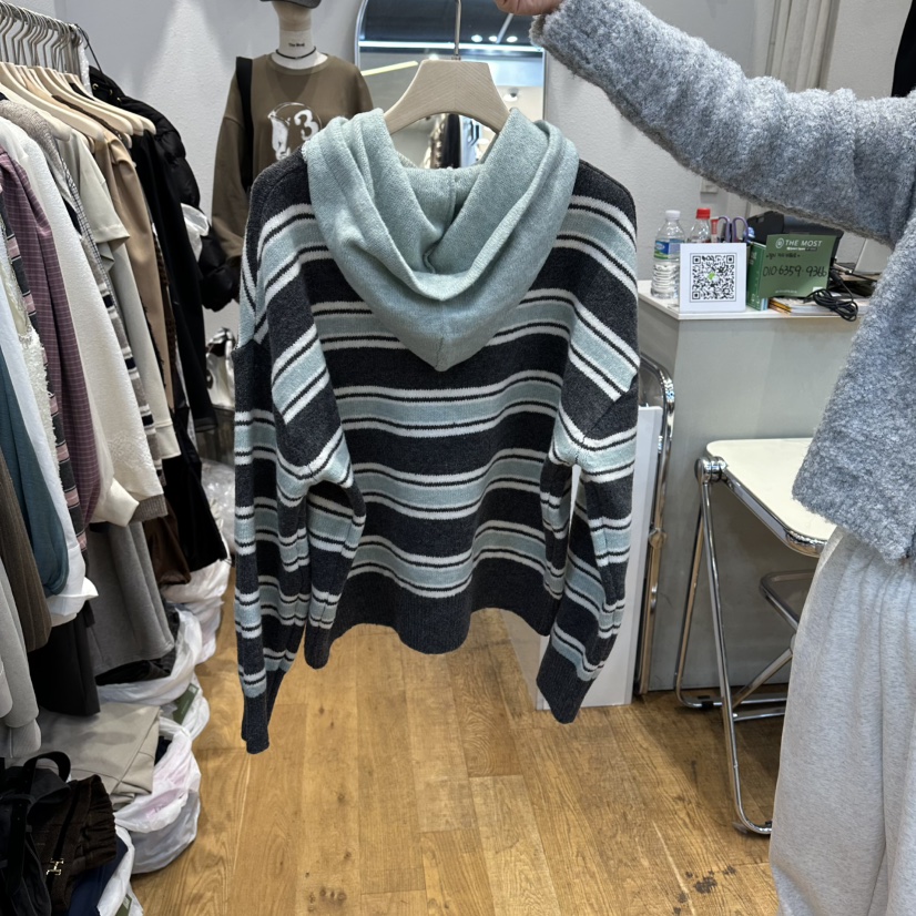 THE MOST-Q韓國代購㊣女裝新品熱賣25秋冬休閑時尚推薦衛衣THE MOST衛衣