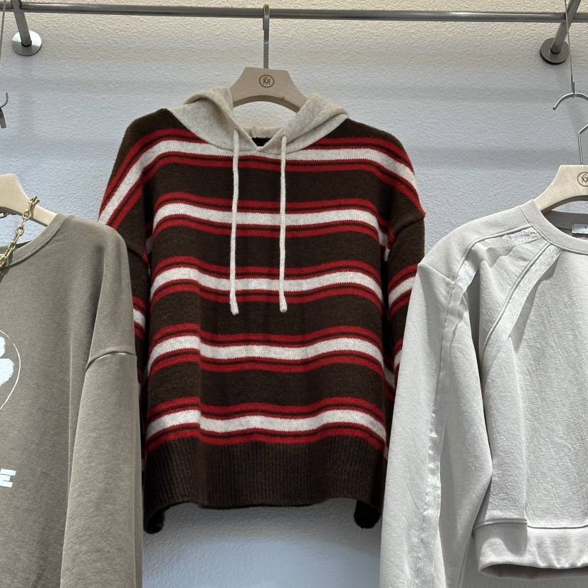 THE MOST-Q韓國代購㊣女裝新品熱賣25秋冬休閑時尚推薦衛衣THE MOST衛衣圖色3