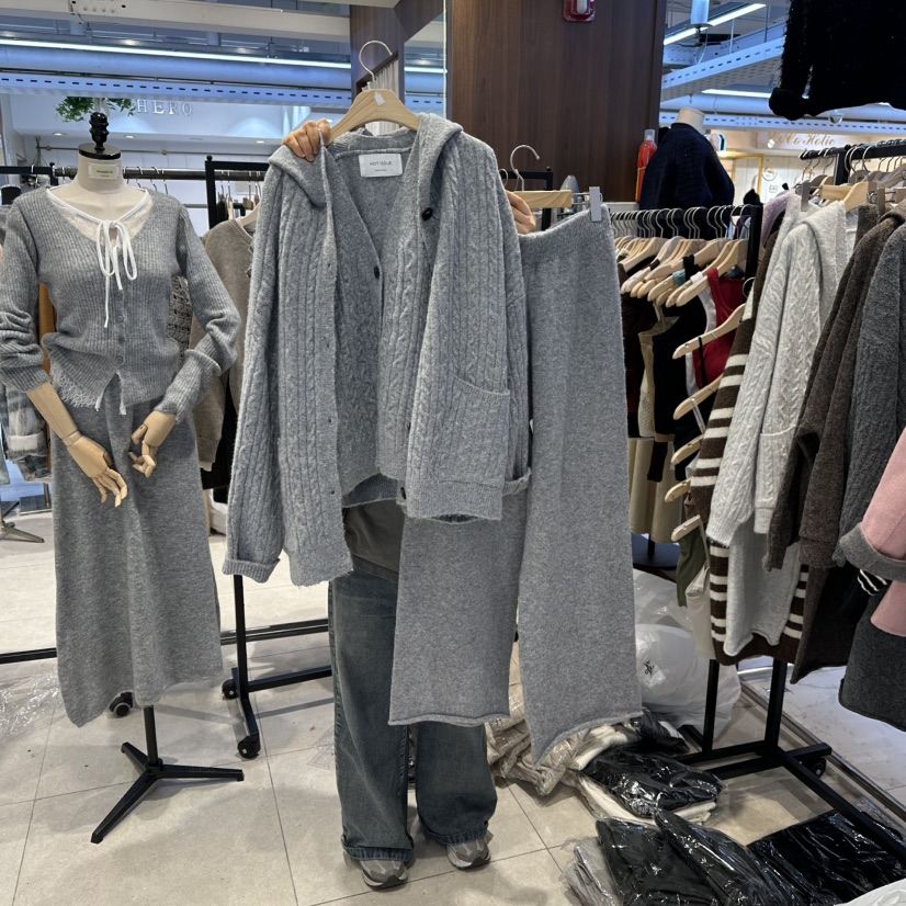 DREAM GIRIS東大門㊣實拍女士新品熱賣真品套裝三件套連帽衫DREAM GIRIS/HOT PLACE_ISSUE套裝圖色3