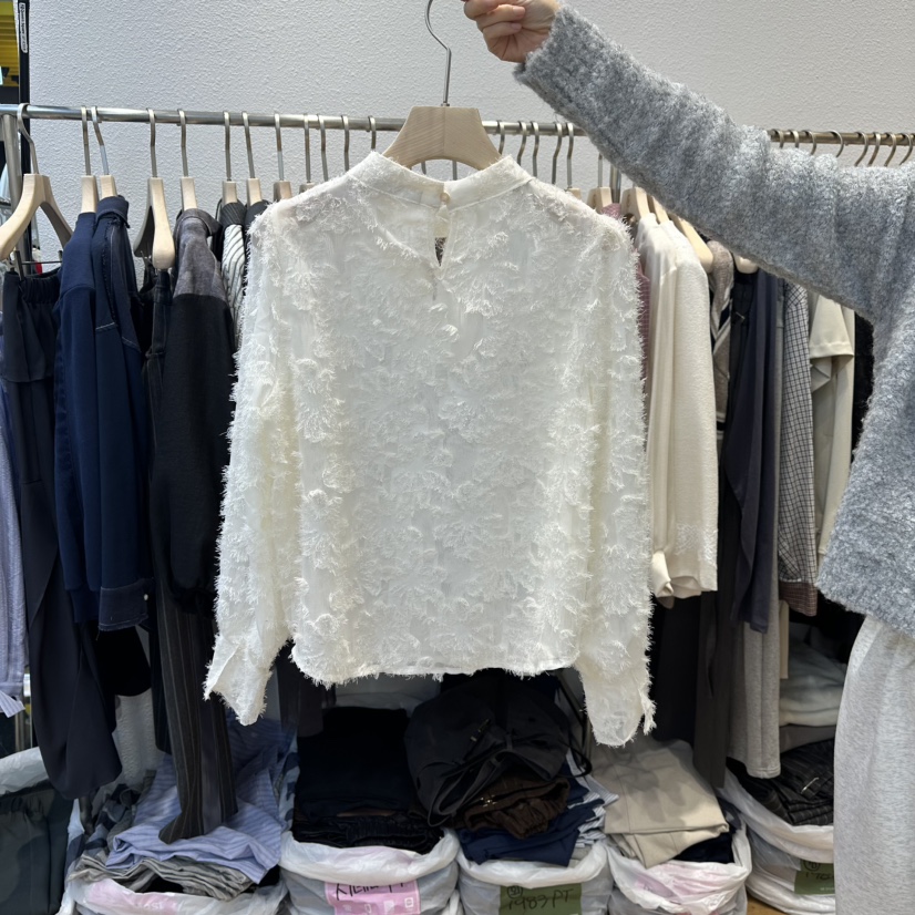 THE MOST-Q東大門㊣直郵女士新款真品推薦襯衫蕾絲衫雪紡THE MOST襯衫/蕾絲衫