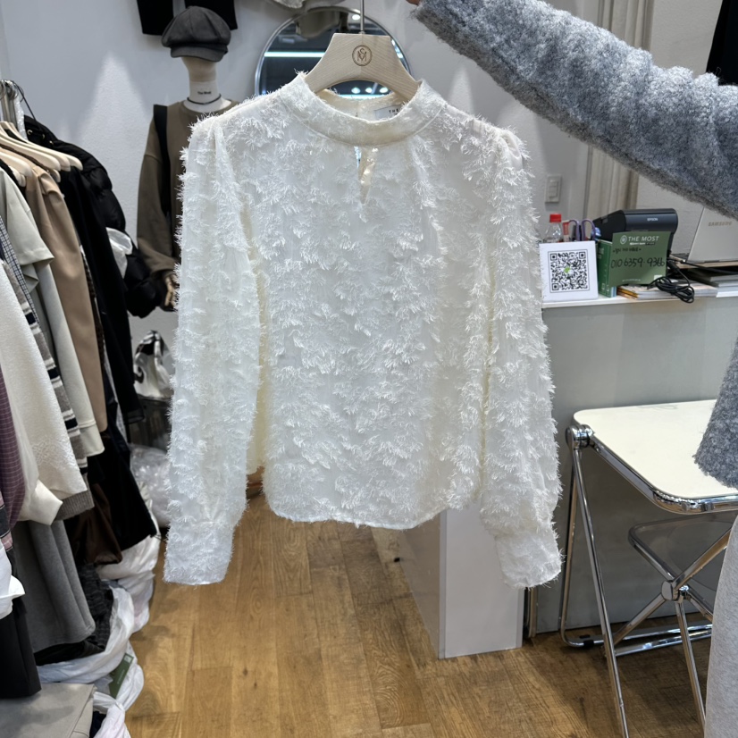 THE MOST-Q東大門㊣直郵女士新款真品推薦襯衫蕾絲衫雪紡THE MOST襯衫/蕾絲衫圖色1