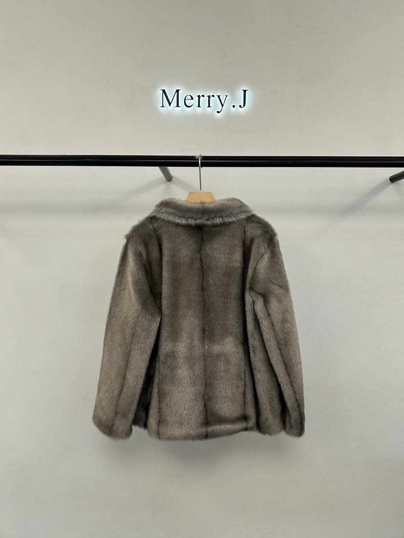 MERRY-J東大門㊣直郵女裝新品25秋冬休閑推薦真品短款大衣MERRY-J短款大衣