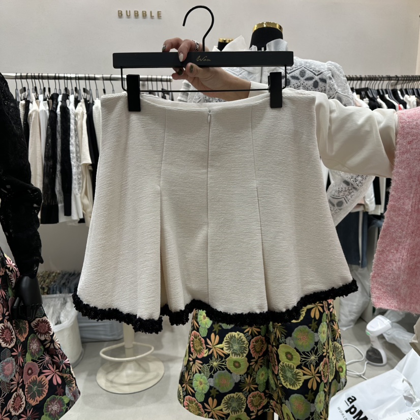 LOTTIMO東大門㊣實拍女裝新品時尚休閑人氣真品25秋冬短裙腰帶LOTTIMO短裙