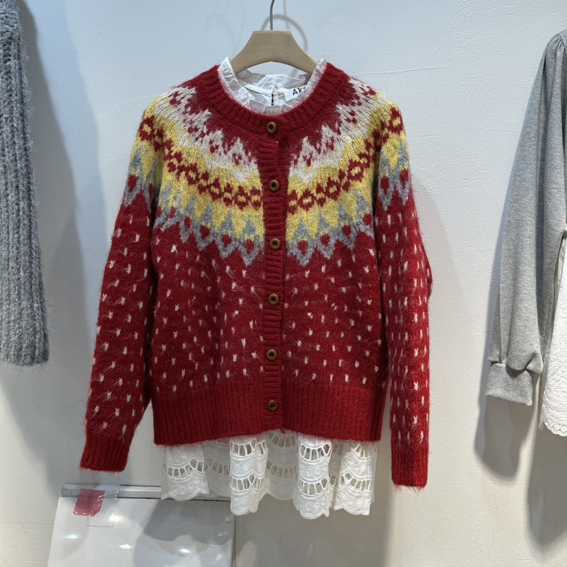 AKRA BY ART東大門㊣實拍女士新品時尚推薦真品人氣毛衣開衫AKRA BY ART毛衣圖色2