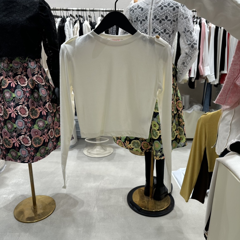 LOTTIMO東大門㊣直郵女士新品職業休閑推薦真品25秋冬長袖T恤LOTTIMO長袖T恤圖色1