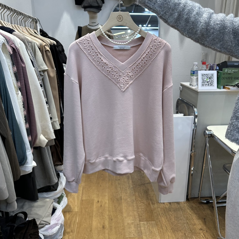 THE MOST-Q韓國代購㊣女裝新款真品人氣推薦職業25秋冬衛衣THE MOST衛衣圖色1