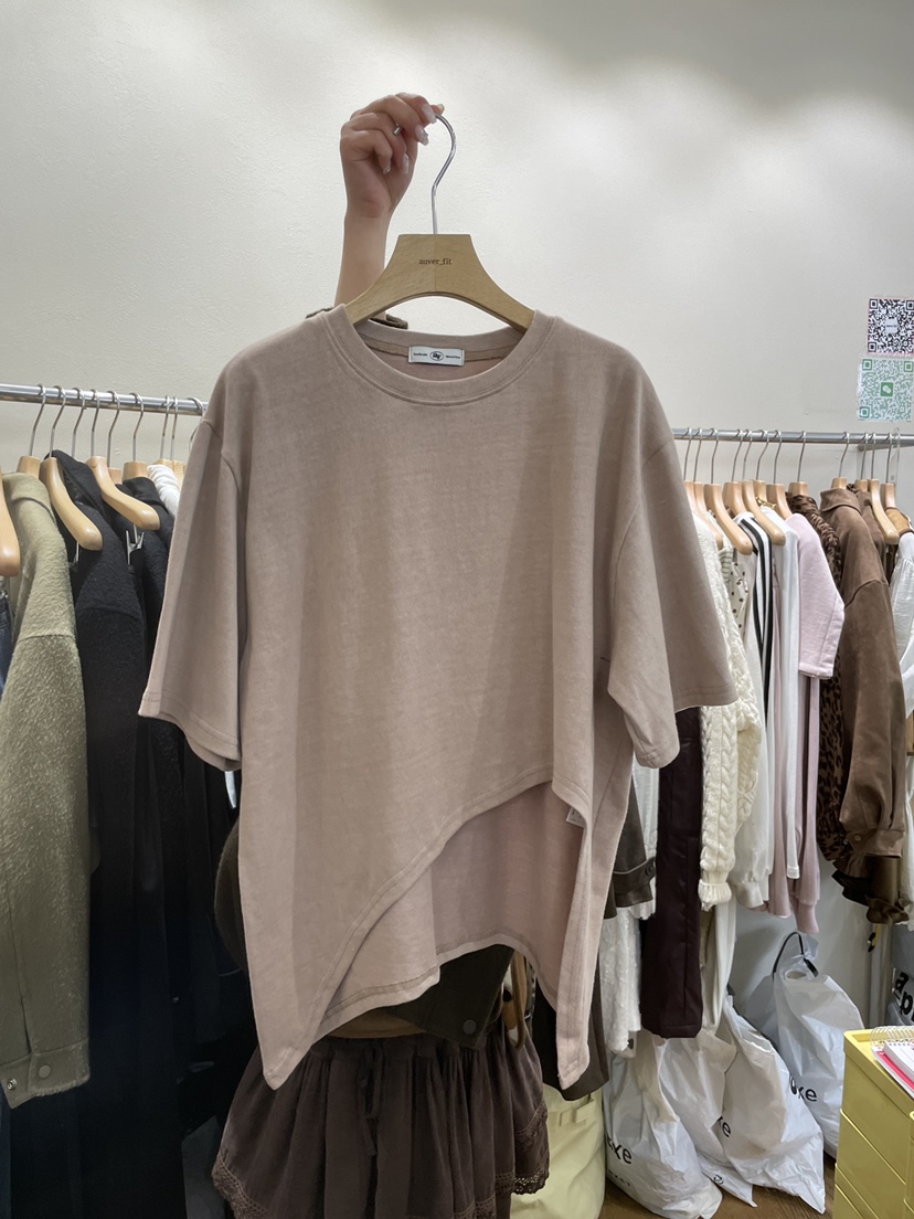 AUVERFIT東大門㊣直郵女裝新款時尚推薦職業熱賣休閑真品T恤AUVERFITT恤圖色2