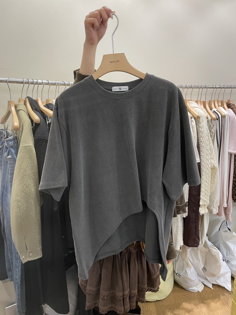 AUVERFIT東大門㊣直郵女裝新款時尚推薦職業熱賣休閑真品T恤AUVERFITT恤圖色3