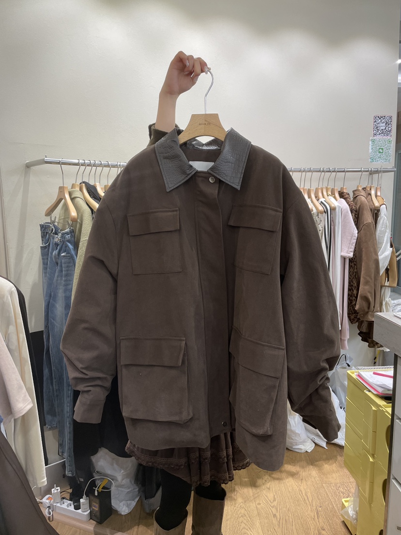 AUVERFIT韓國直郵㊣女士新品推薦熱賣時尚真品休閑人氣夾克AUVERFIT夾克圖色3