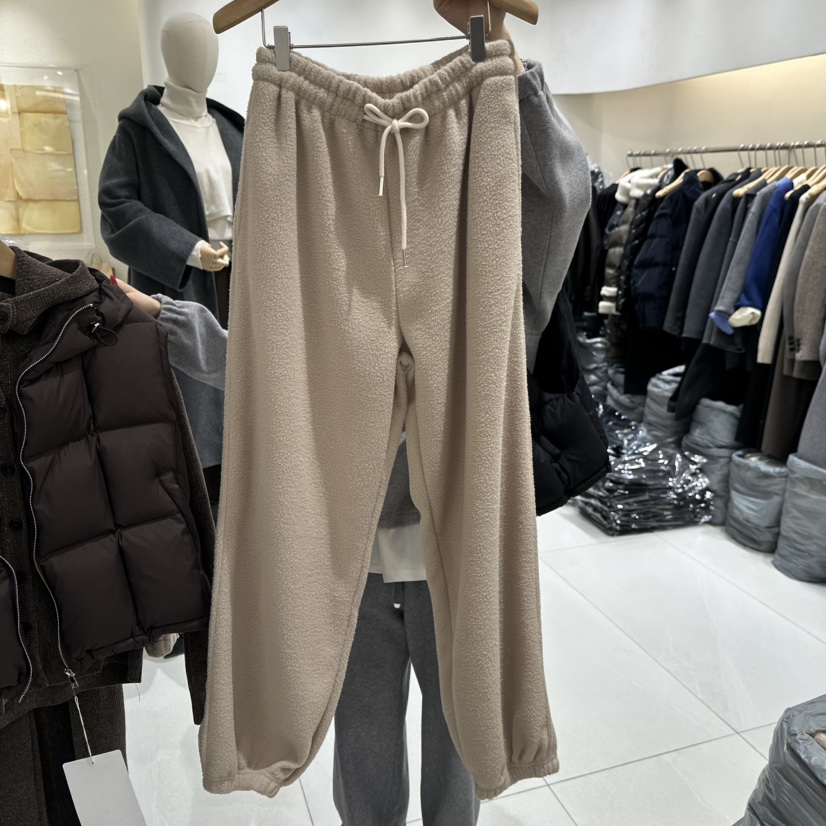 BLUEI-D韓國直郵㊣女裝新品職業熱賣時尚休閑推薦人氣休閑褲Blue i-d休閑褲圖色2米色