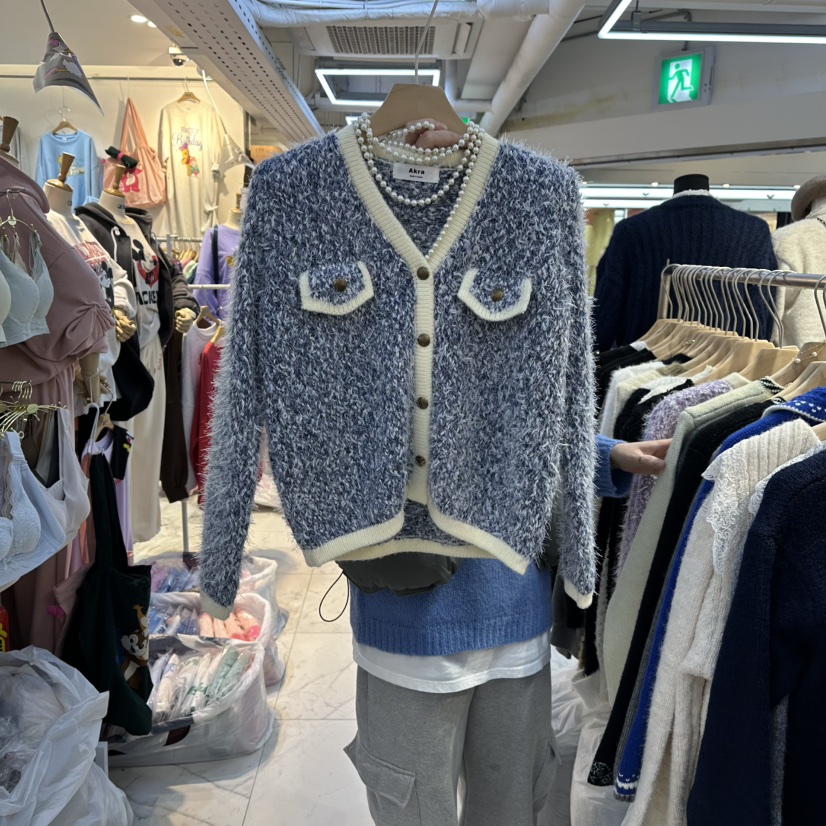 AKRA BY ART東大門㊣直郵女士新品推薦真品時尚人氣毛衣開衫AKRA BY ART毛衣圖色2
