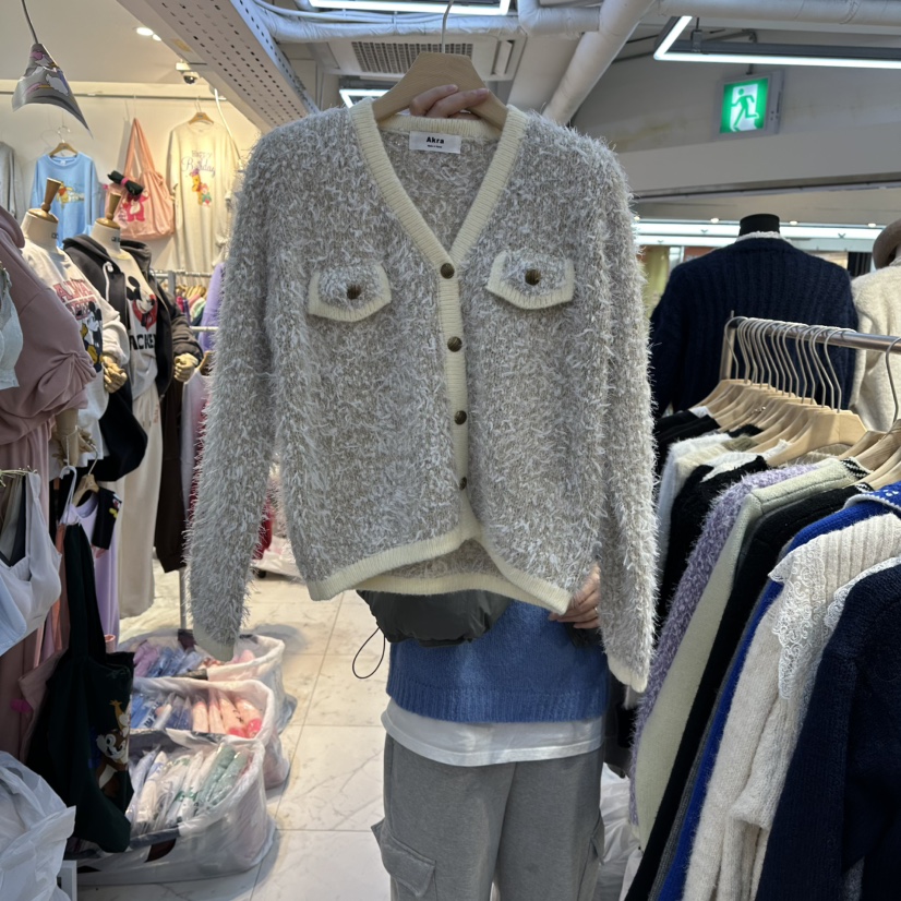 AKRA BY ART東大門㊣直郵女士新品推薦真品時尚人氣毛衣開衫AKRA BY ART毛衣圖色3
