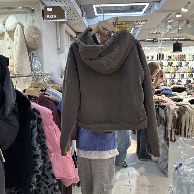 AKRA BY ART韓國代購㊣女士新款職業熱賣休閑夾克連帽拉鏈衫AKRA BY ART夾克