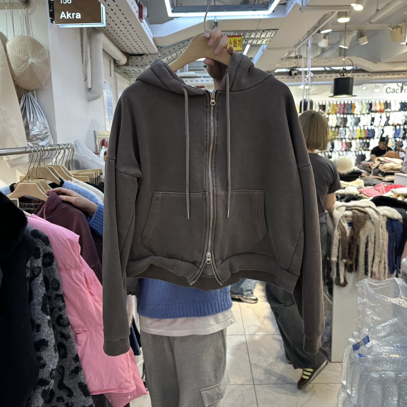 AKRA BY ART韓國代購㊣女士新款職業熱賣休閑夾克連帽拉鏈衫AKRA BY ART夾克圖色3