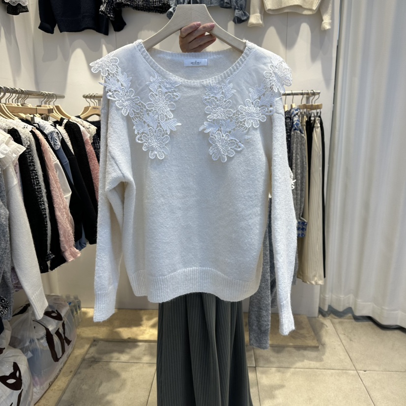 LADYBUG+ADORABLE韓國代購㊣女士新品熱賣休閑推薦真品毛衣LADYBUG/Adorable毛衣圖色1