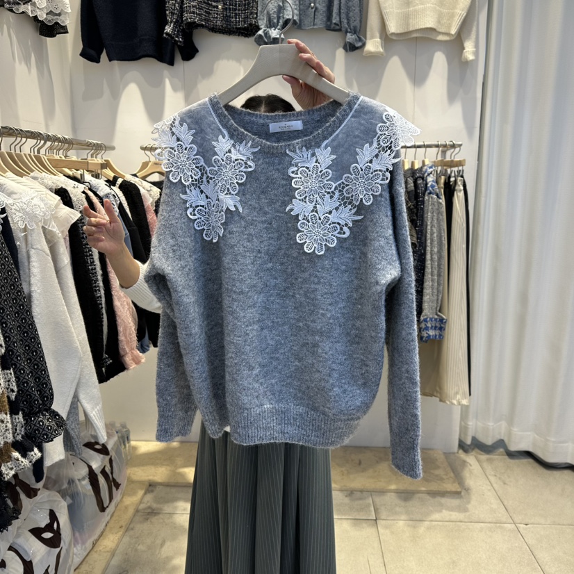 LADYBUG+ADORABLE韓國代購㊣女士新品熱賣休閑推薦真品毛衣LADYBUG/Adorable毛衣圖色2