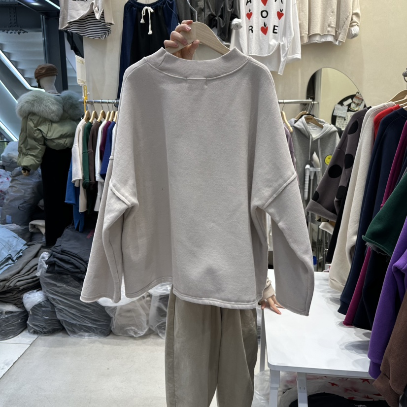 REPLAY東大門㊣直郵女裝新品推薦休閑時尚人氣25秋冬衛衣加絨REPLAY衛衣