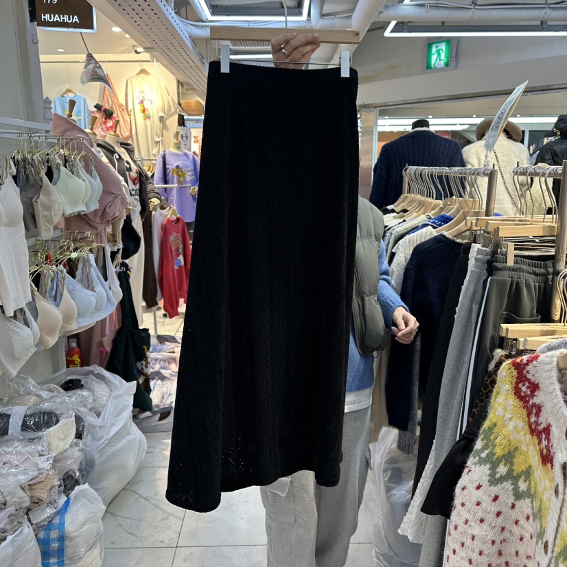 AKRA BY ART東大門㊣直郵女裝新款職業推薦時尚長裙羊毛蕾絲AKRA BY ART長裙