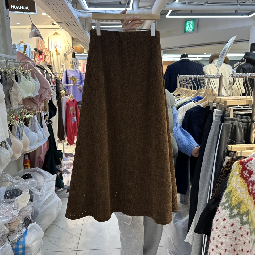 AKRA BY ART東大門㊣直郵女裝新款職業推薦時尚長裙羊毛蕾絲AKRA BY ART長裙圖色2