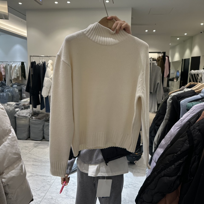 BLUEI-D韓國代購㊣女士新品職業推薦25秋冬休閑時尚針織衫Blue i-d針織衫圖色4