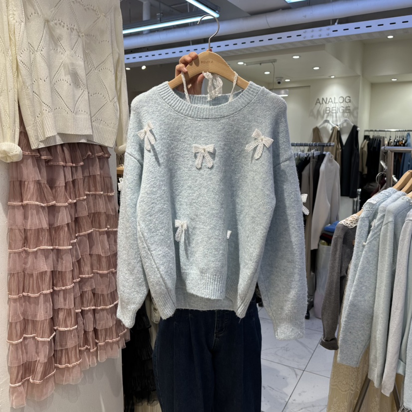 BELITA東大門㊣實拍女裝新款時尚熱賣人氣職業25秋冬真品毛衣BELITA毛衣圖色3