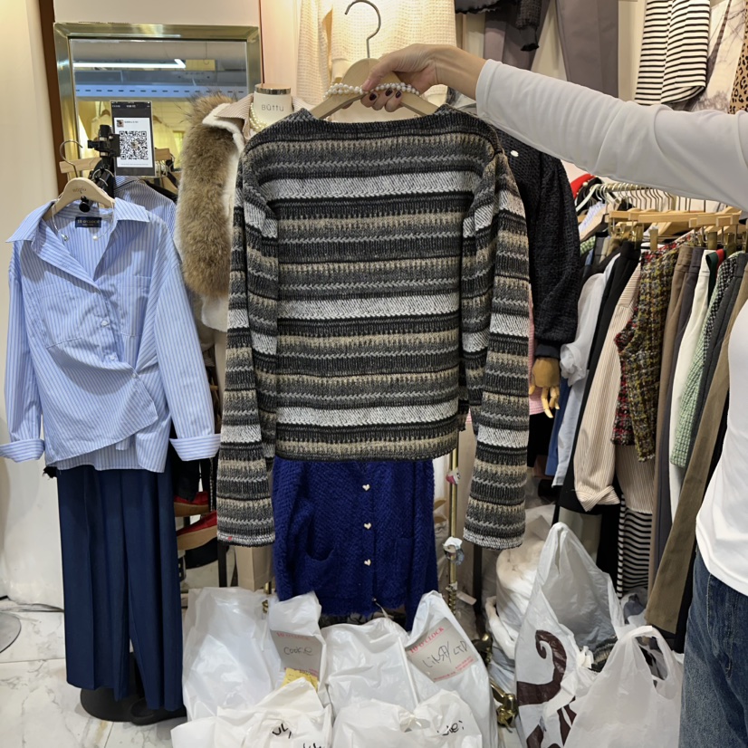 BUTTU韓國直郵㊣女士新款人氣推薦真品熱賣時尚職業25秋冬針織衫10 O CLOCK/Buttu針織衫