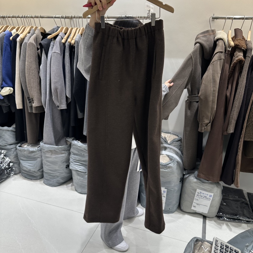 BLUEI-D東大門㊣直郵女士新品推薦25秋冬職業休閑時尚休閑褲Blue i-d休閑褲圖色2棕色