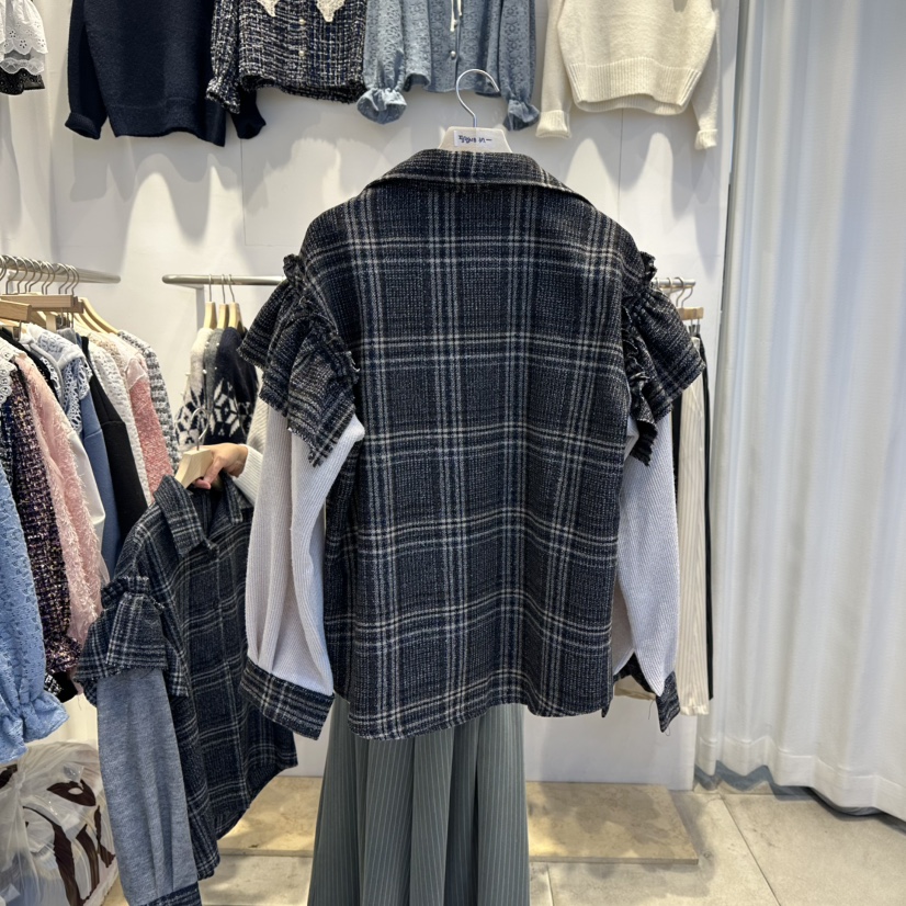 LADYBUG+ADORABLE韓國直郵㊣女士新品職業休閑熱賣襯衫蕾絲衫LADYBUG/Adorable襯衫/蕾絲衫