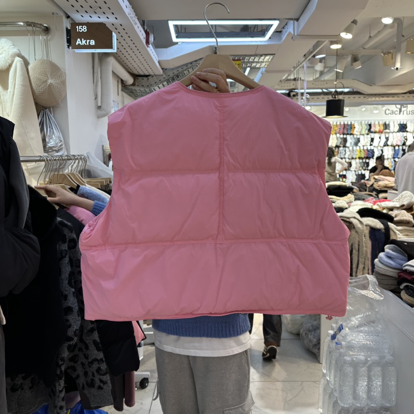 AKRA BY ART東大門㊣代購女裝新款人氣25秋冬馬甲不含內搭鴨絨AKRA BY ART馬甲