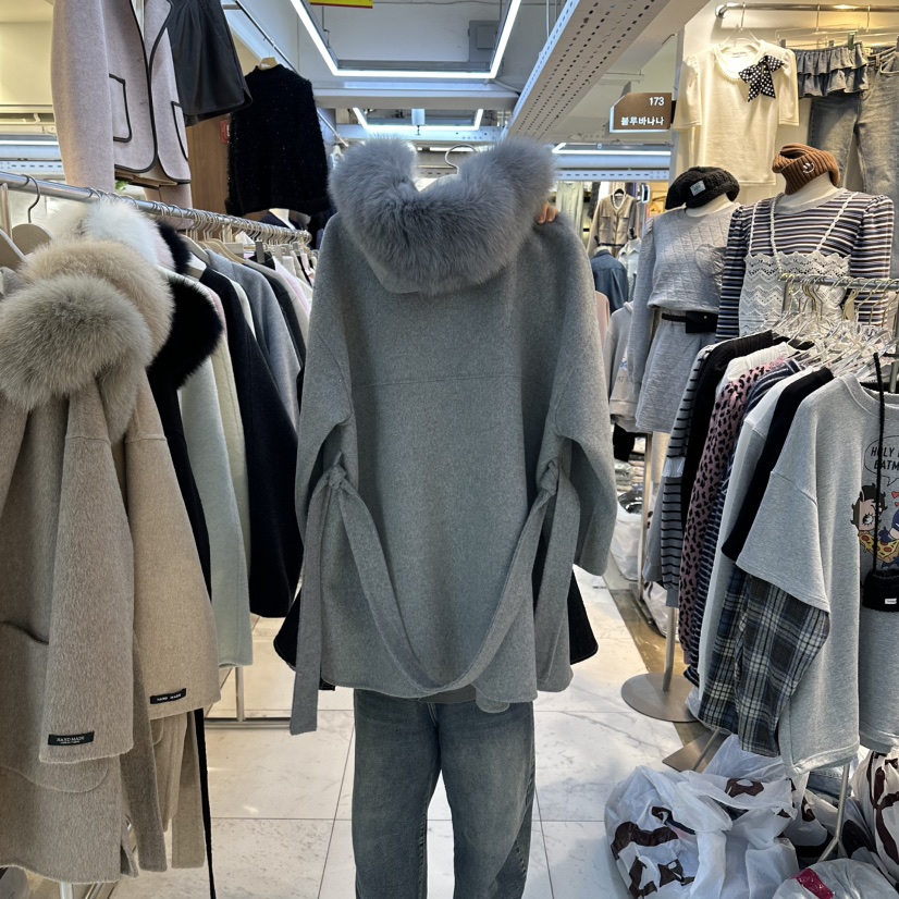 DREAM GIRIS東大門㊣實拍女士新品真品職業25秋冬短款大衣浣熊DREAM GIRIS/HOT PLACE_ISSUE短款大衣