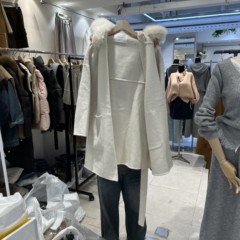 DREAM GIRIS東大門㊣實拍女士新品真品職業25秋冬短款大衣浣熊DREAM GIRIS/HOT PLACE_ISSUE短款大衣圖色2