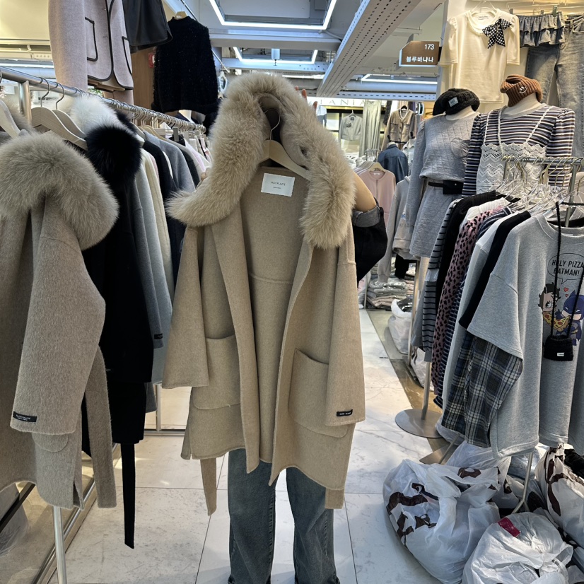 DREAM GIRIS東大門㊣實拍女士新品真品職業25秋冬短款大衣浣熊DREAM GIRIS/HOT PLACE_ISSUE短款大衣圖色3