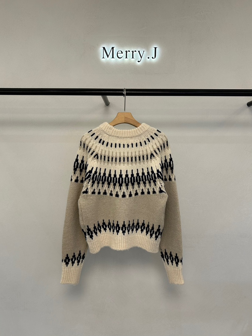 MERRY-J東大門㊣直郵女士新品25秋冬休閑熱賣推薦職業針織衫MERRY-J針織衫