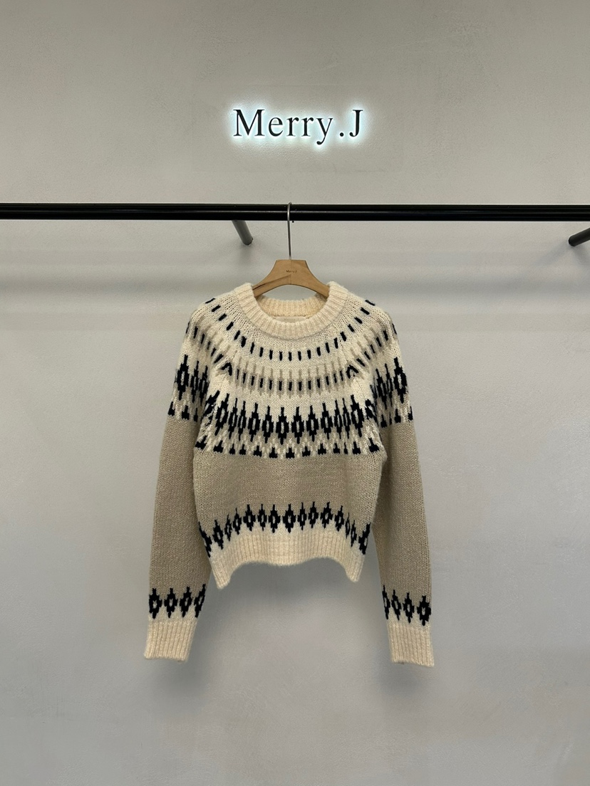 MERRY-J東大門㊣直郵女士新品25秋冬休閑熱賣推薦職業針織衫MERRY-J針織衫圖色3